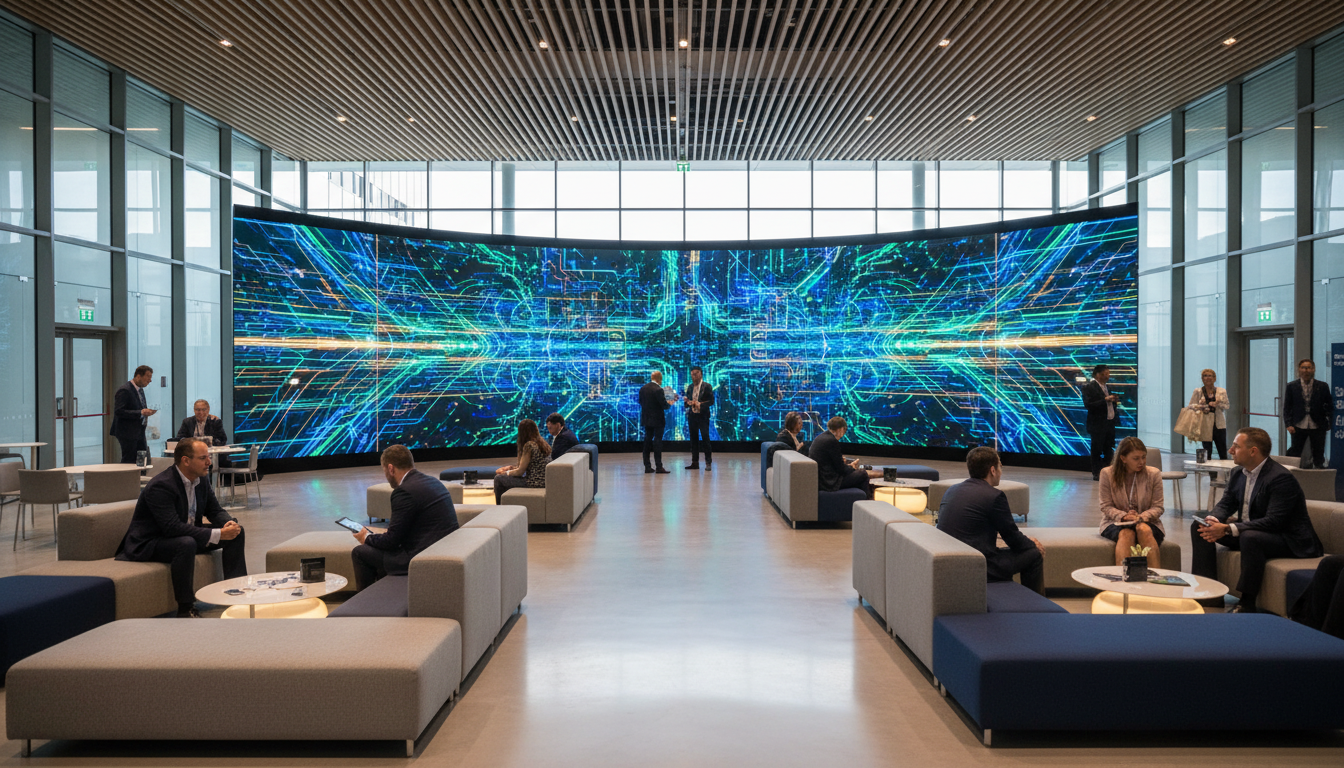 Convention Center Selection and Logistics - blockchain sponsored event backdrop convenion center | Digital Blockchains
