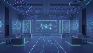 The Ballroom Problem: Why Traditional Venues Miss the Mark - blockchain sponsored event backdrop ballroom | Digital Blockchains