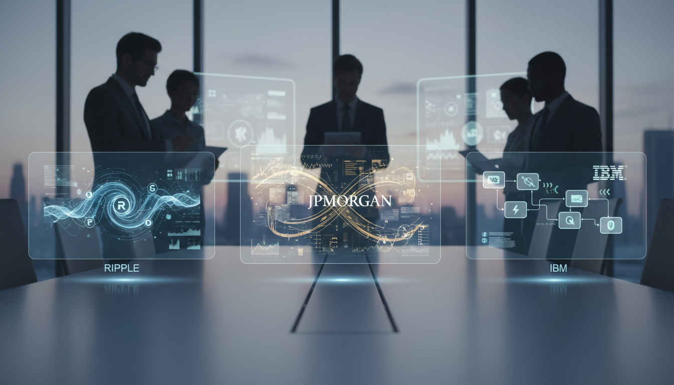 Comparative Analysis: Different Approaches to Blockchain Finance - global blockchain finance case studies jpmorgan ripple ibm | Digital Blockchains