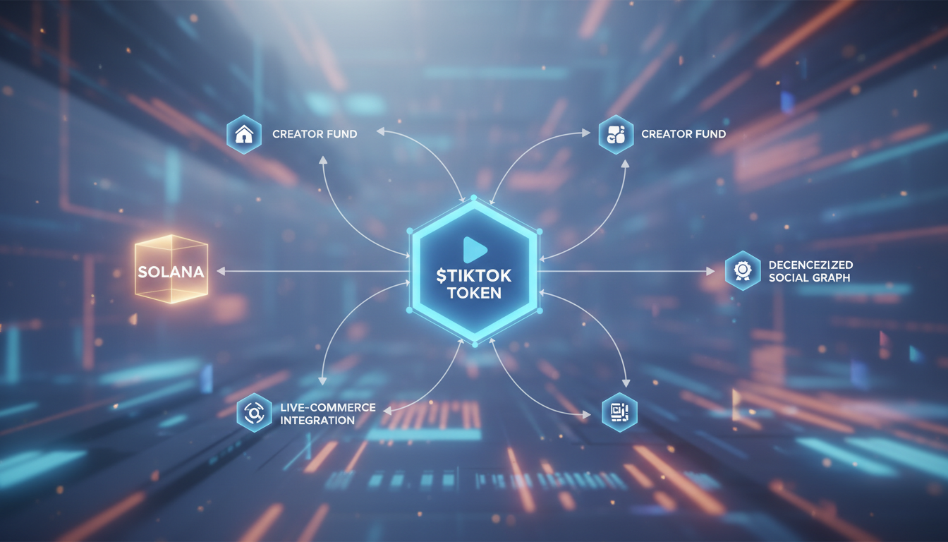 The $TIKTOK Token Ecosystem - which blockchain does tiktok work with | Digital Blockchains