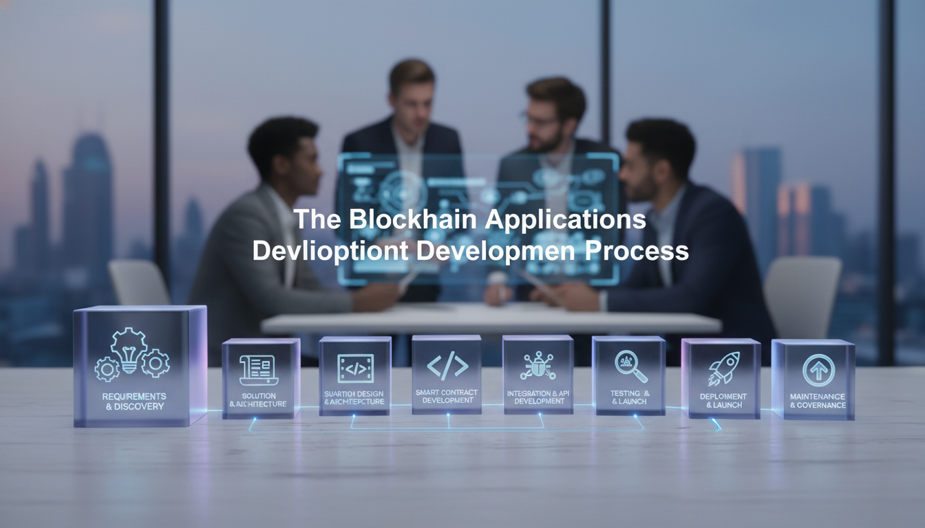 The Blockchain Applications Development Process - blockchain applications development | Digital Blockchains