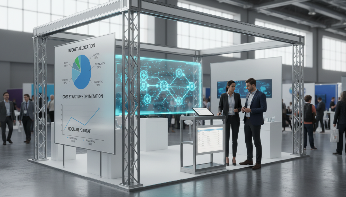 Budget Optimization and Cost Structure , blockchain convention center trade show booth guide by Digital Blockchains