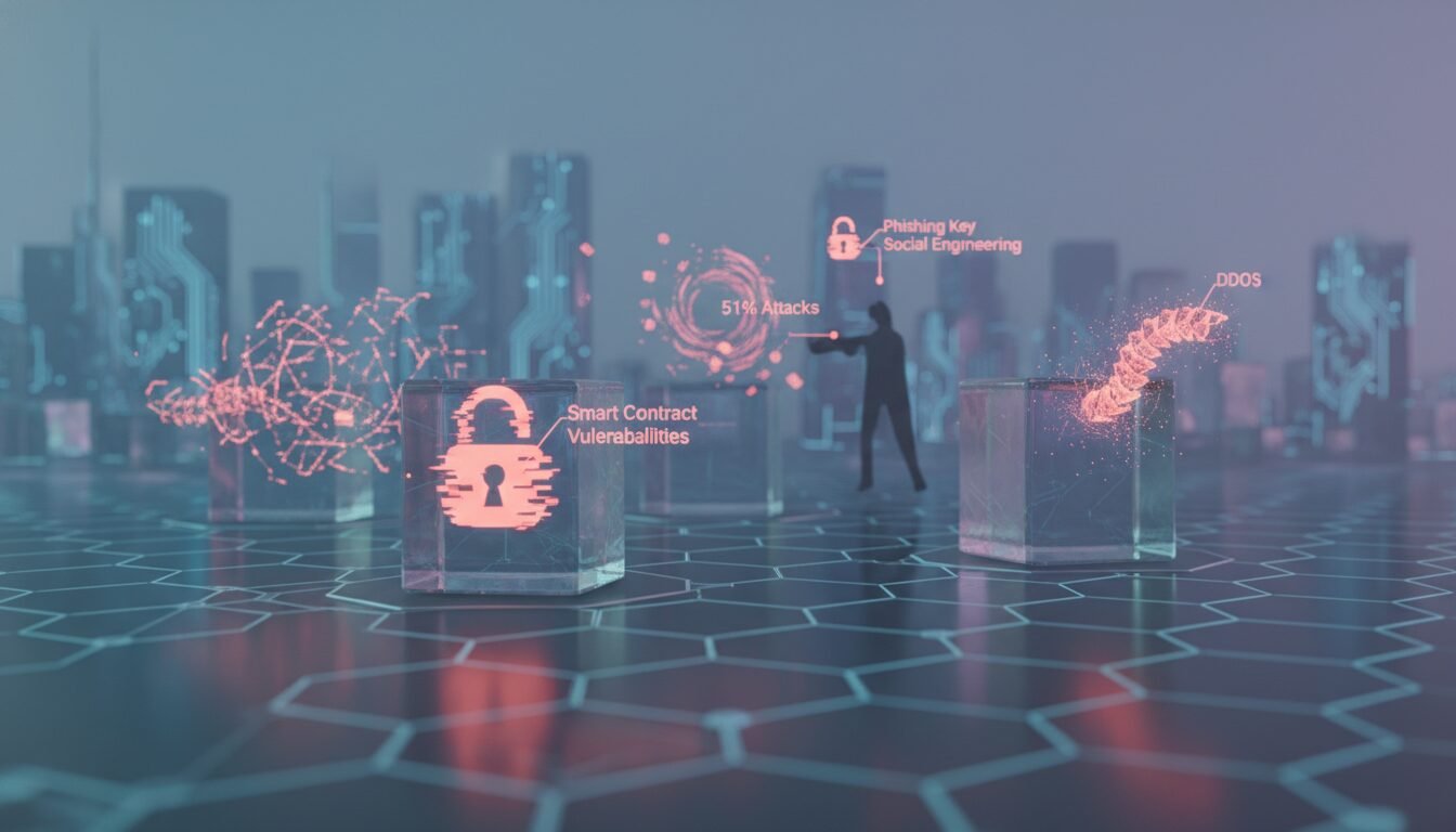 Top Blockchain Cyber Security Threats - blockchain cyber security | Digital Blockchains