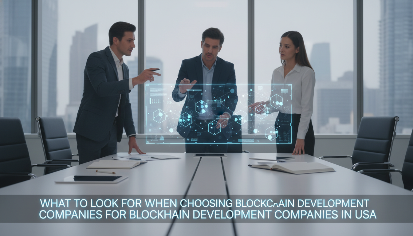 What to Look For When Choosing Blockchain Development Companies - blockchain development companies in usa | Digital Blockchains