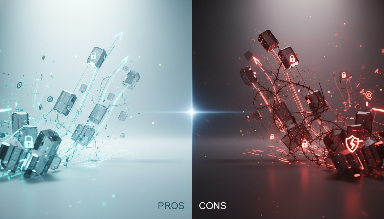 Pros and Cons of Blockchain Development - blockchain development | Digital Blockchains