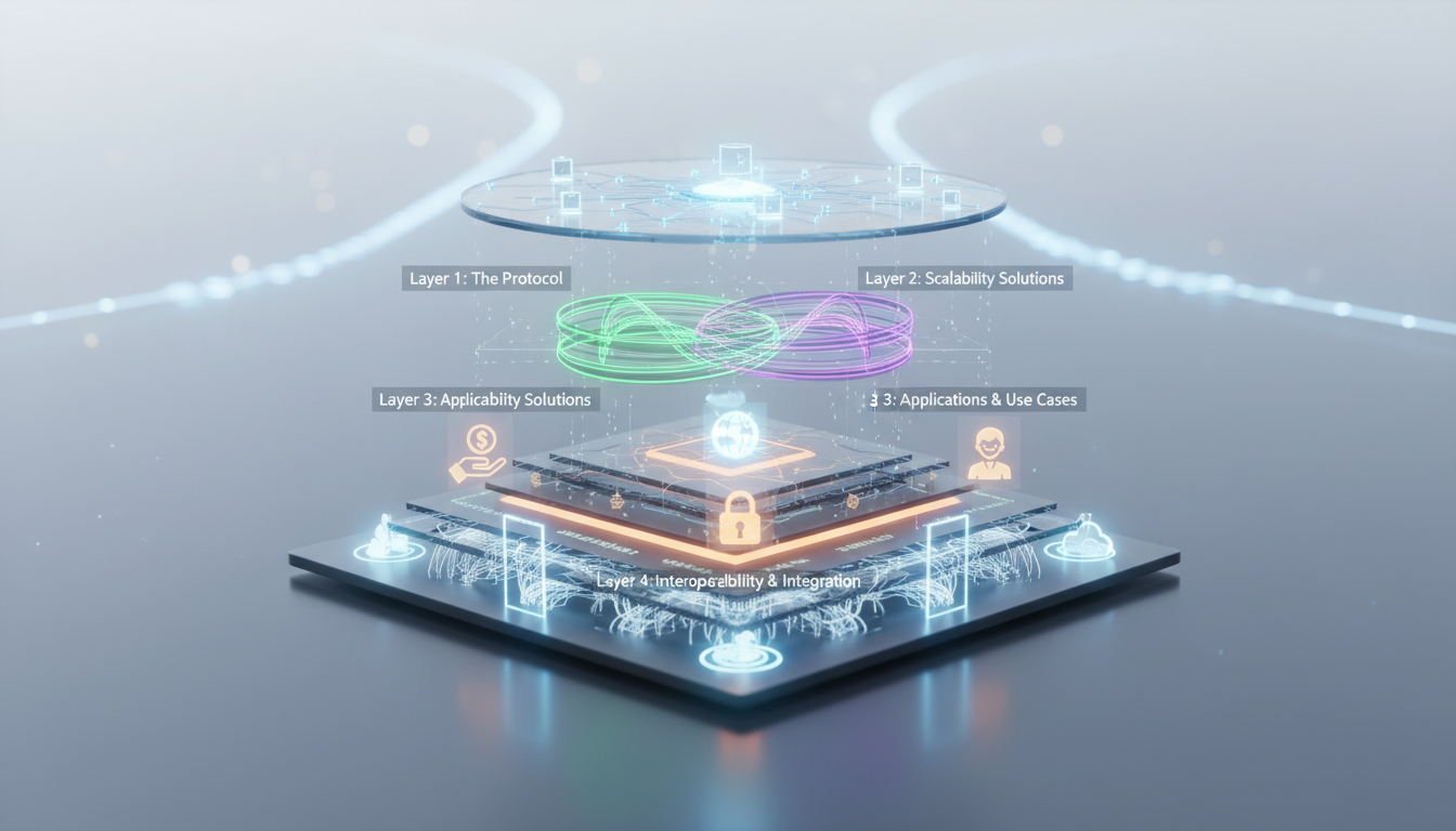 The Four Main Blockchain Layers - blockchain layers | Digital Blockchains