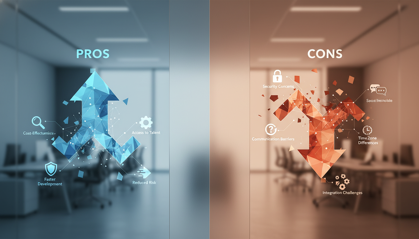 Pros and Cons - blockchain software development outsourcing | Digital Blockchains