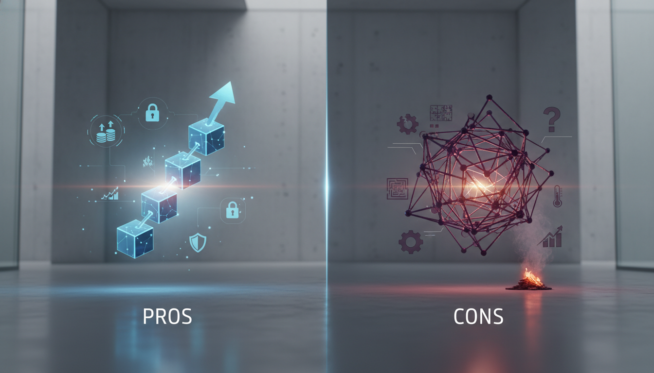 Pros and Cons of Blockchain Technology - blockchain technology explained | Digital Blockchains