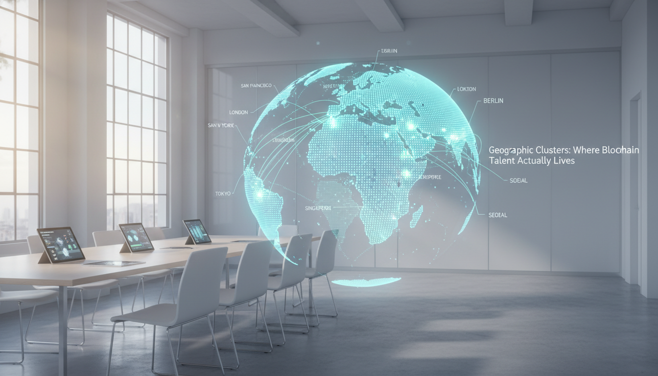 Geographic Clusters: Where Blockchain Talent Actually Lives , companies developing blockchain guide by Digital Blockchains