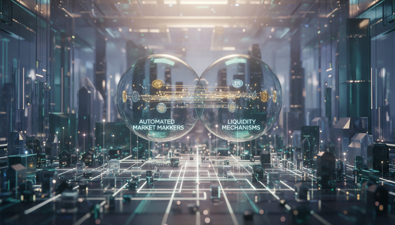 Automated Market Makers and Liquidity Mechanisms - decentralized finance | Digital Blockchains