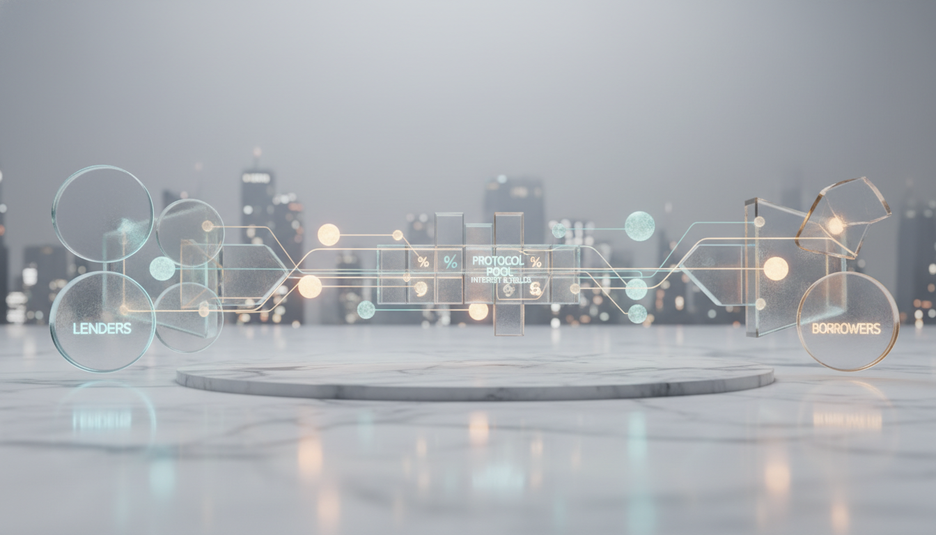 Lending and Borrowing Protocol Economics - decentralized finance | Digital Blockchains