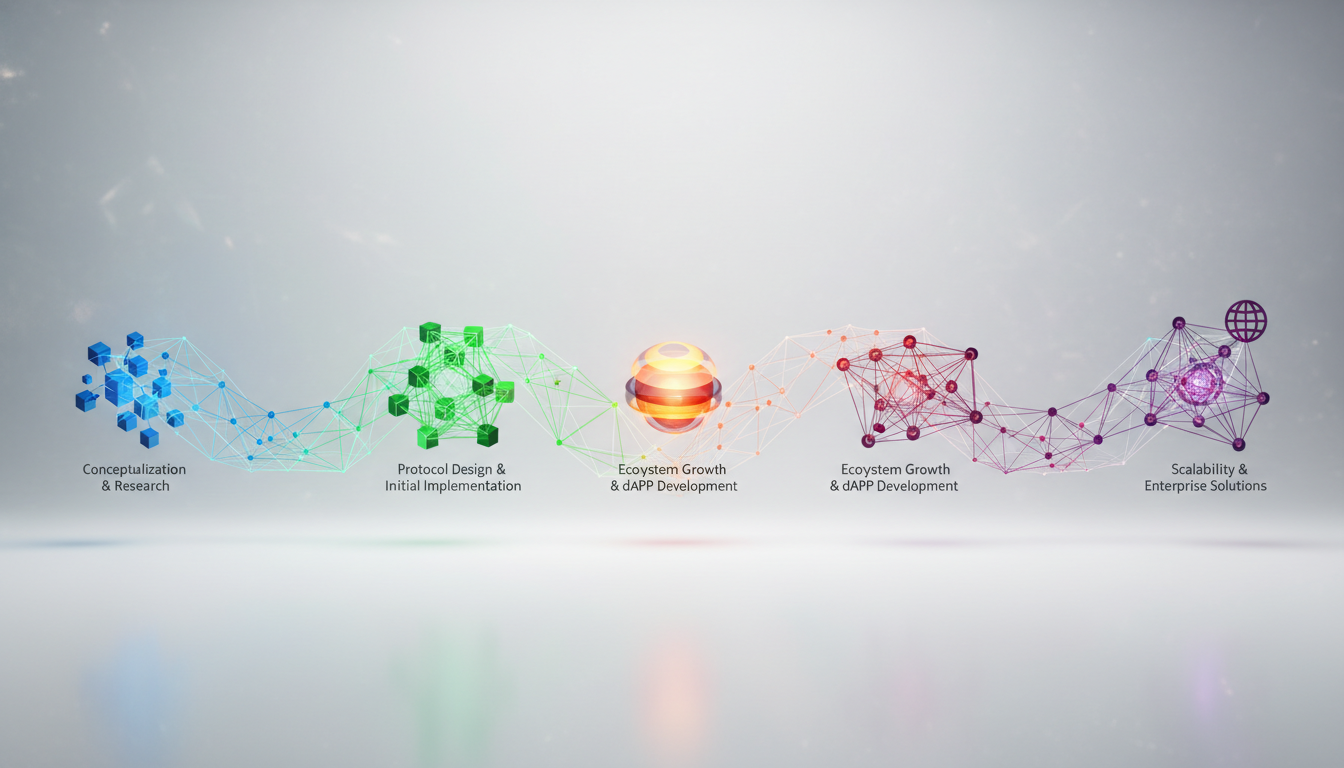 Key Stages in the Development of Blockchain - development of blockchain | Digital Blockchains