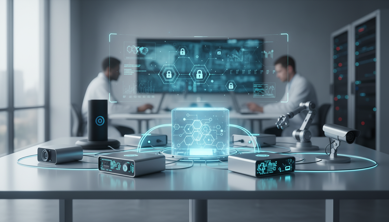 IoT Integration and Edge Computing ,  lightweight blockchain-based cybersecurity guide by Digital Blockchains