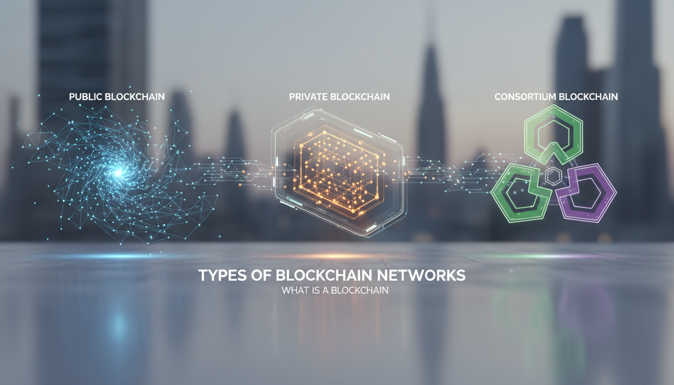 Types of Blockchain Networks: Public, Private, and Consortium - what is a blockchain | Digital Blockchains