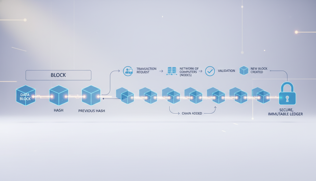 How Blockchain Works: Step-by-Step - what is blockchain | Digital Blockchains