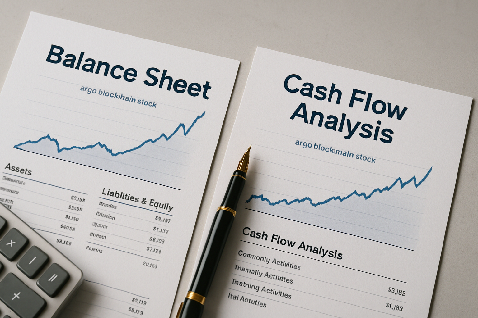 Balance Sheet and Cash Flow Analysis - argo blockchain stock | Digital Blockchains