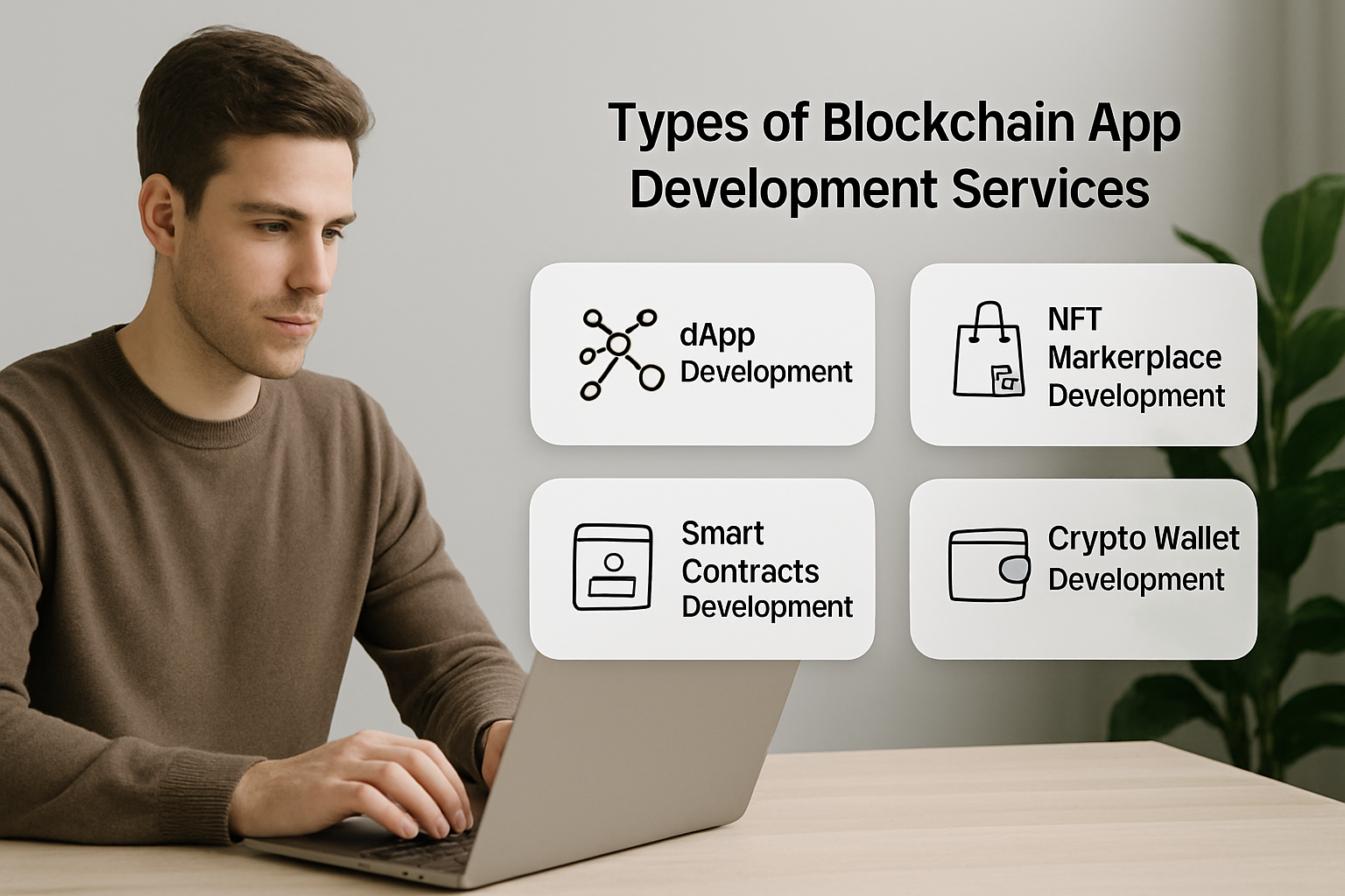 Types of Blockchain App Development Services - blockchain app development services | Digital Blockchains
