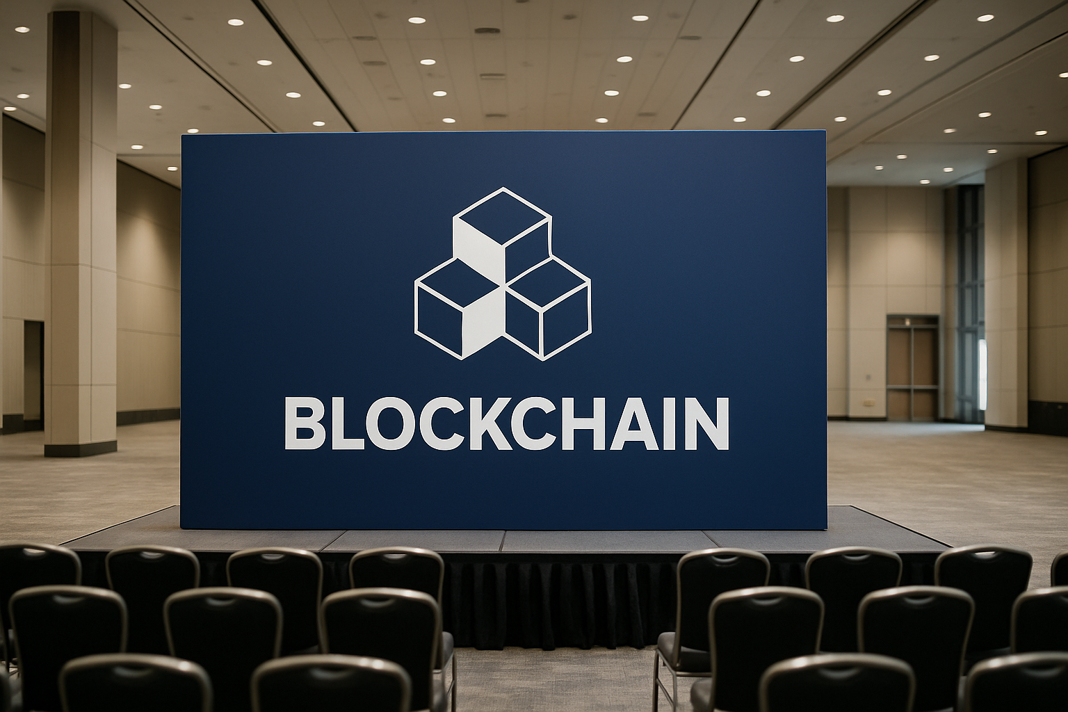 How a Blockchain Sponsored Event Backdrop Convention Center Placement Drives ROI - blockchain sponsored event backdrop convention center | Digital Blockchains