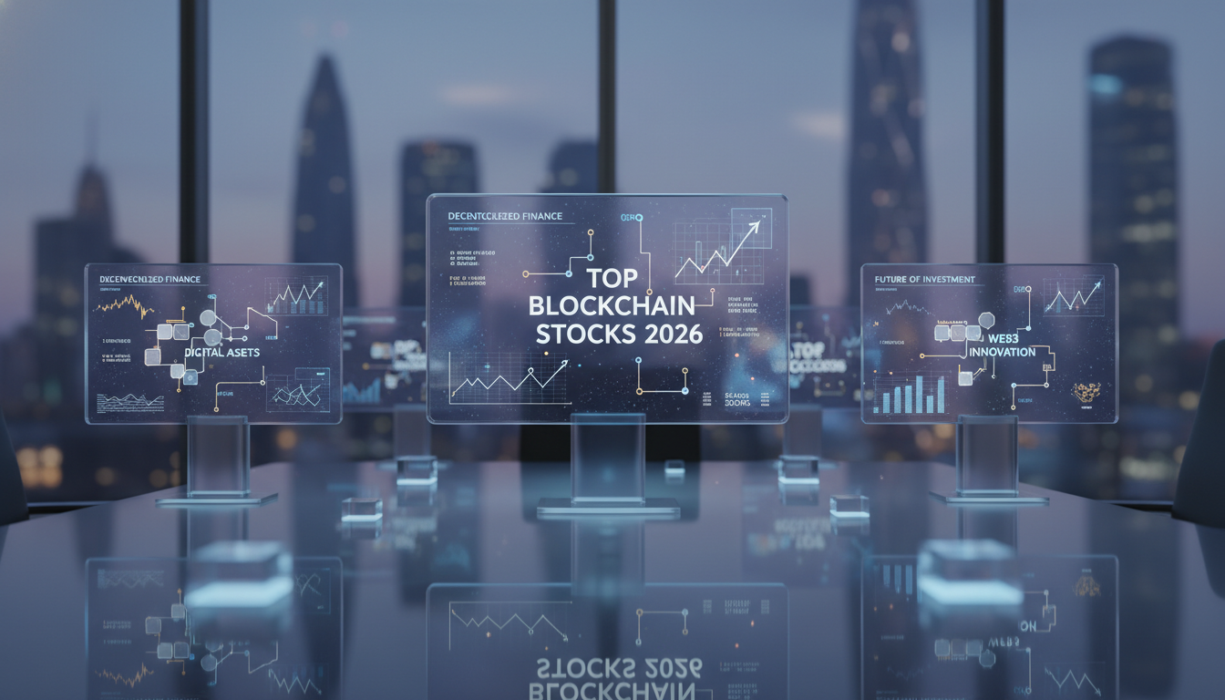 Top Blockchain Stocks for 2026 - blockchain stocks | Digital Blockchains