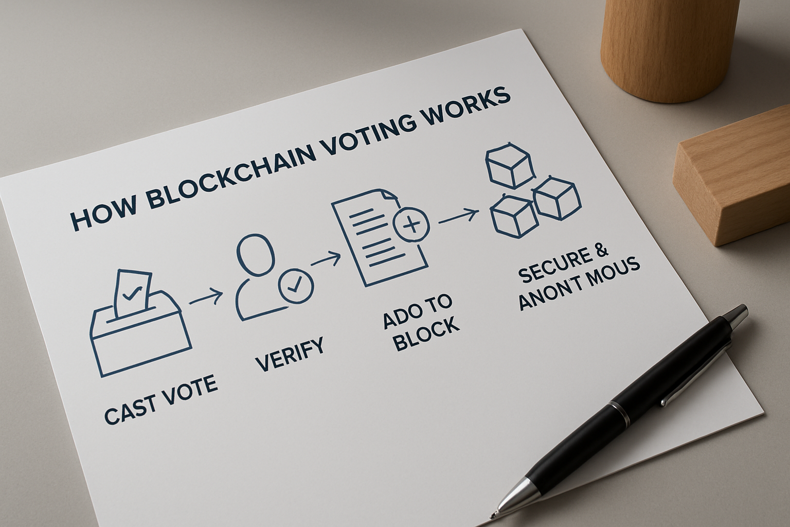 How Blockchain Voting Works: A Step-by-Step Process - blockchain voting | Digital Blockchains