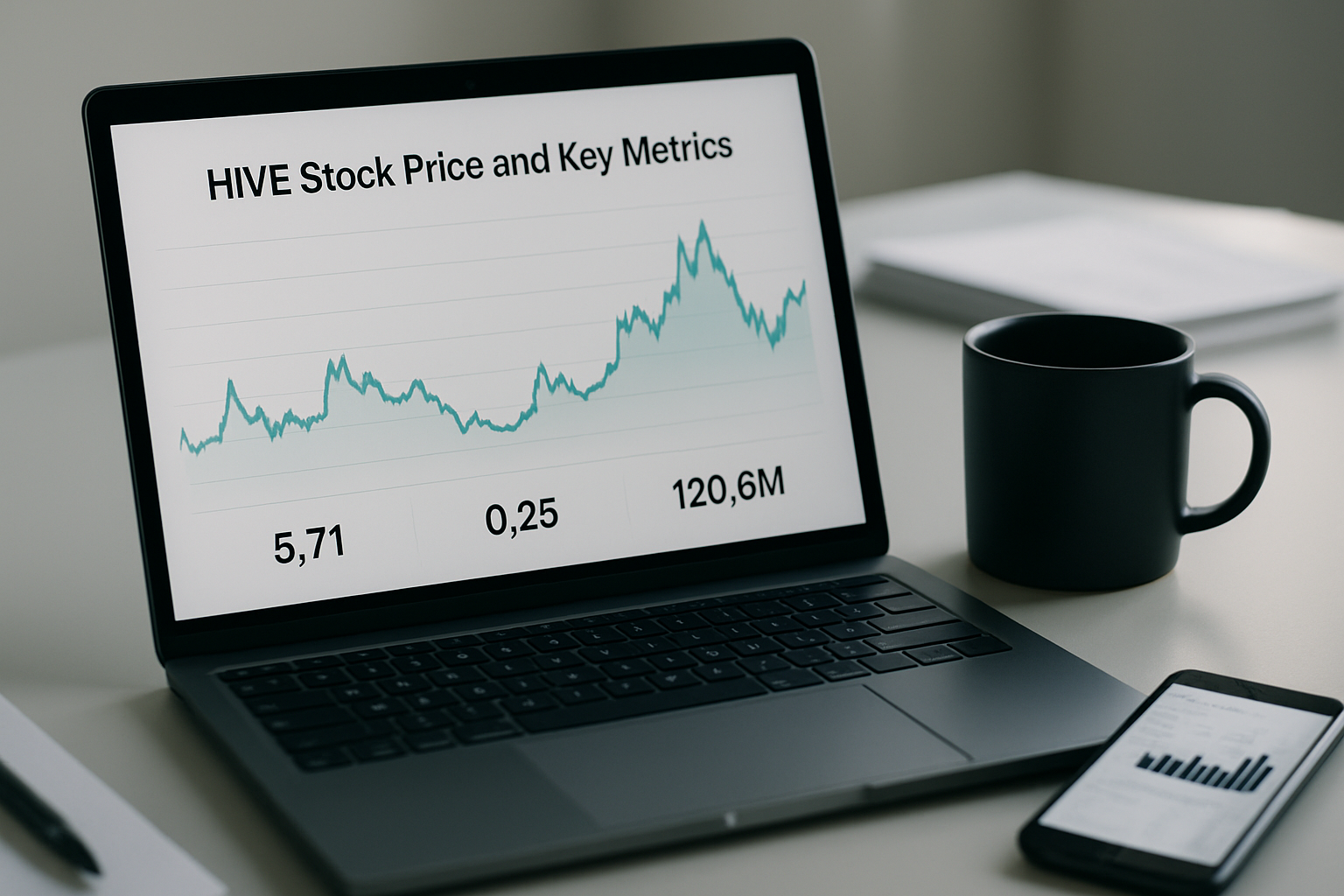 HIVE Stock Price and Key Metrics - hive blockchain stock | Digital Blockchains