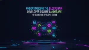 Illustration of Understanding the Blockchain Developer Course Landscape