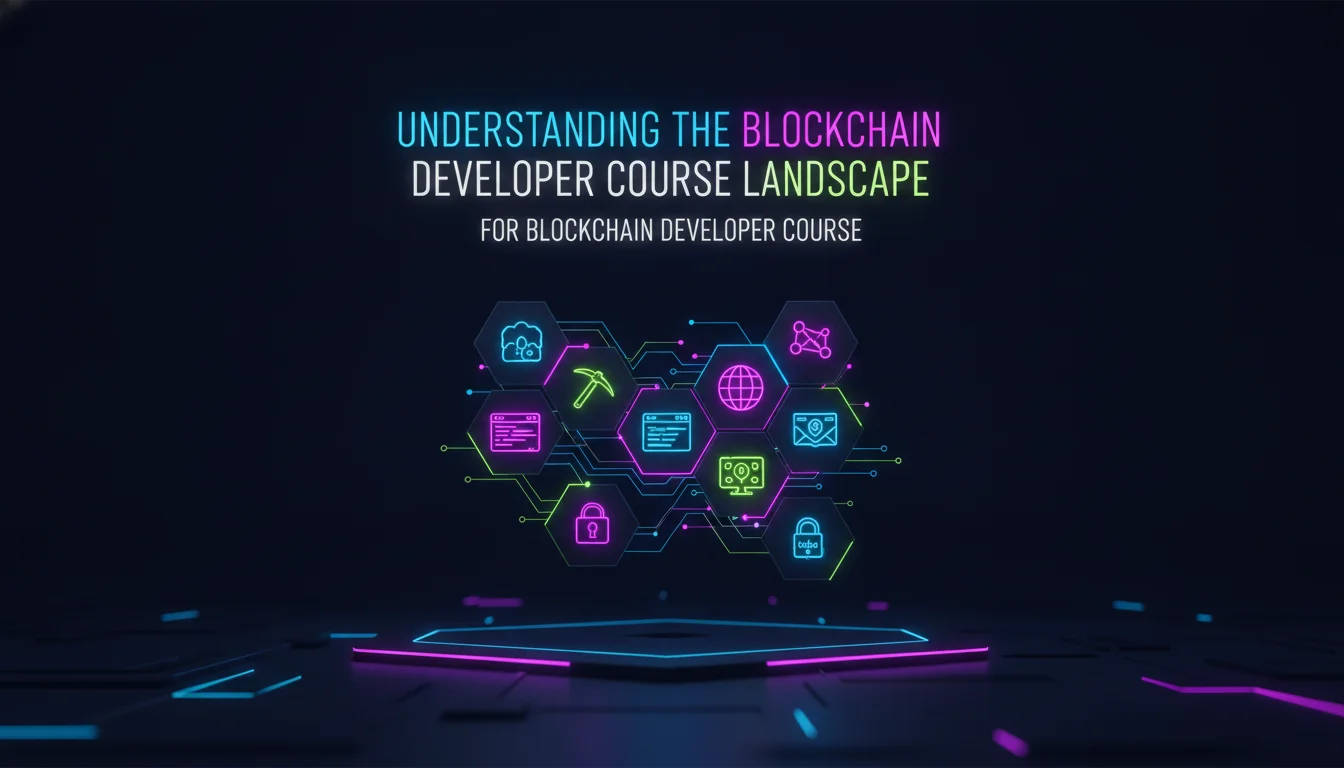 Illustration of Understanding the Blockchain Developer Course Landscape