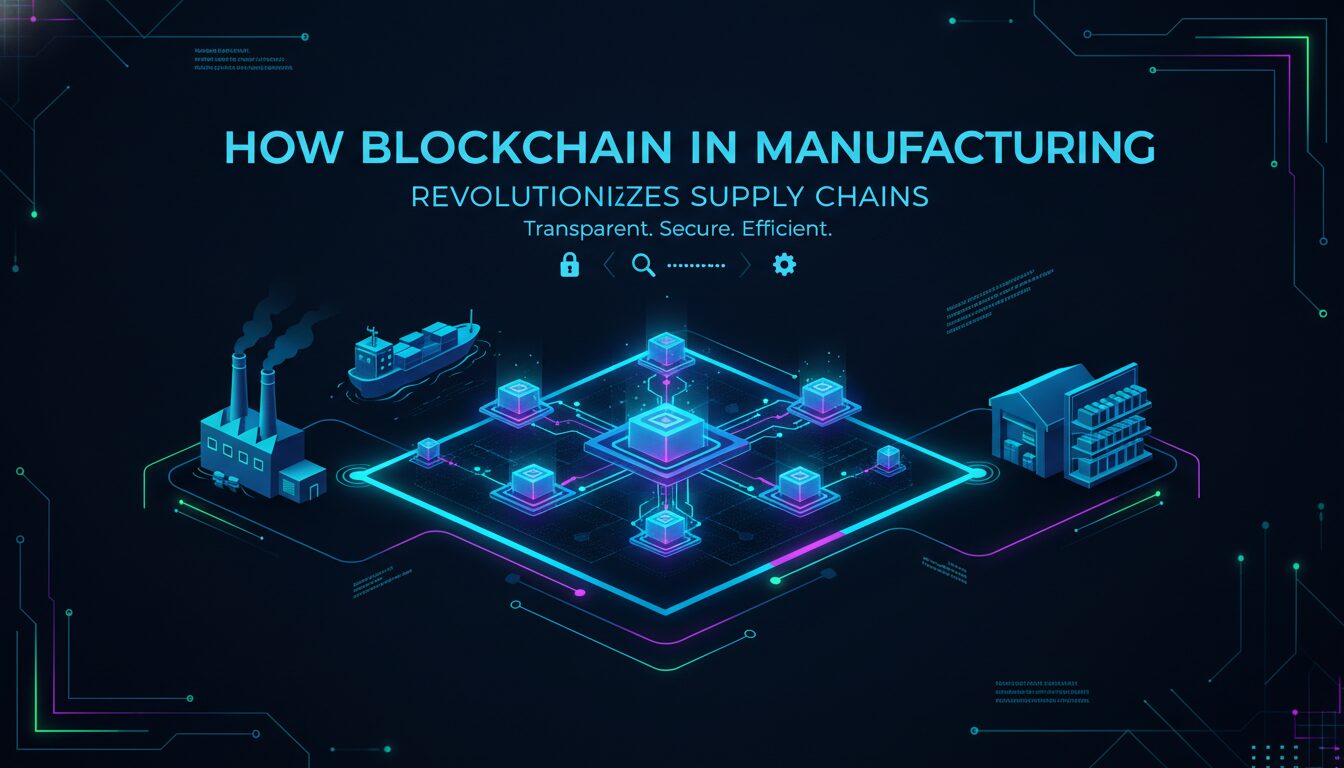 Visual guide to How Blockchain in Manufacturing Revolutionizes Supply Chains