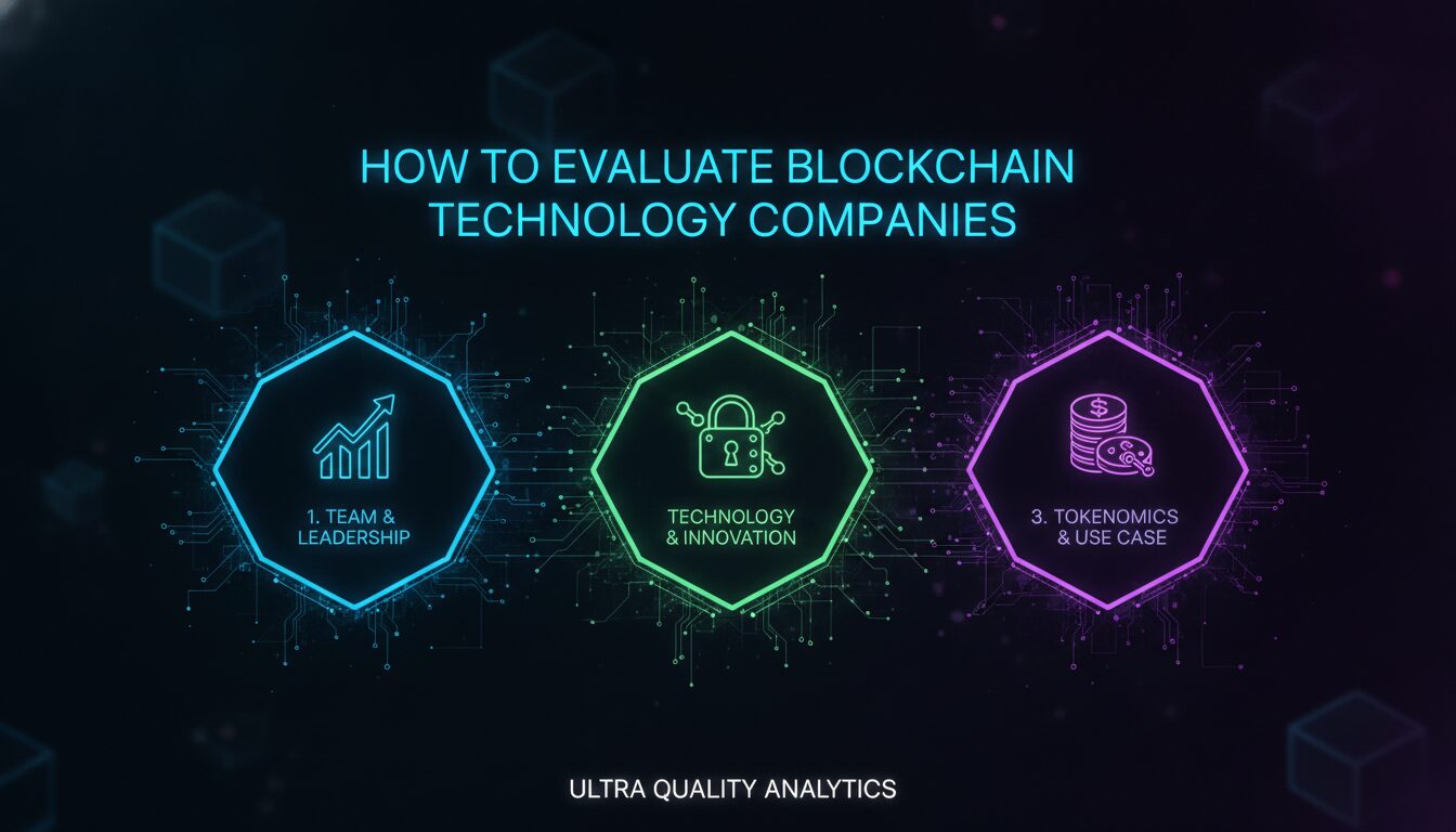 Visual guide to How to Evaluate Blockchain Technology Companies