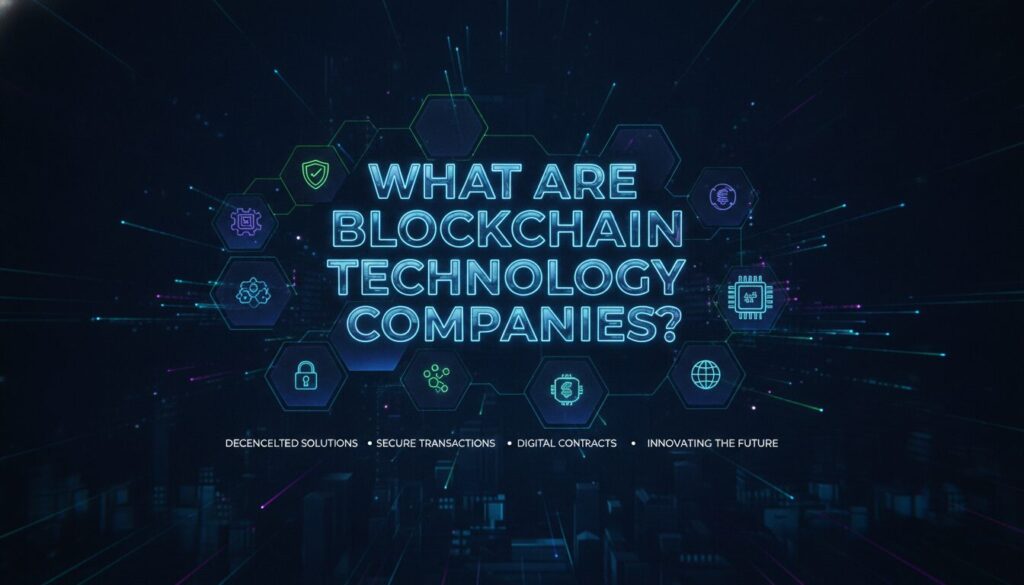 Blockchain Technology Companies: 2026 Sector Guide
