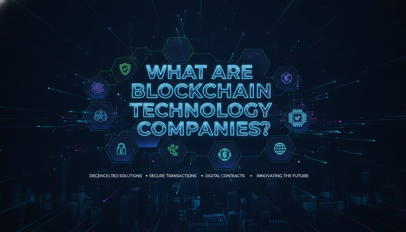 Illustration of What Are Blockchain Technology Companies?