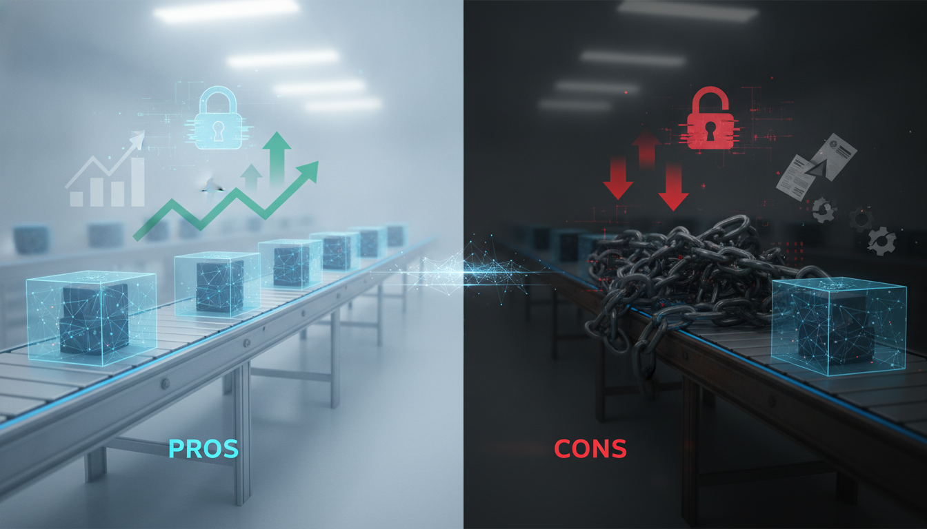Pros and Cons of Blockchain Technology in Supply Chain - blockchain technology in supply chain | Digital Blockchains