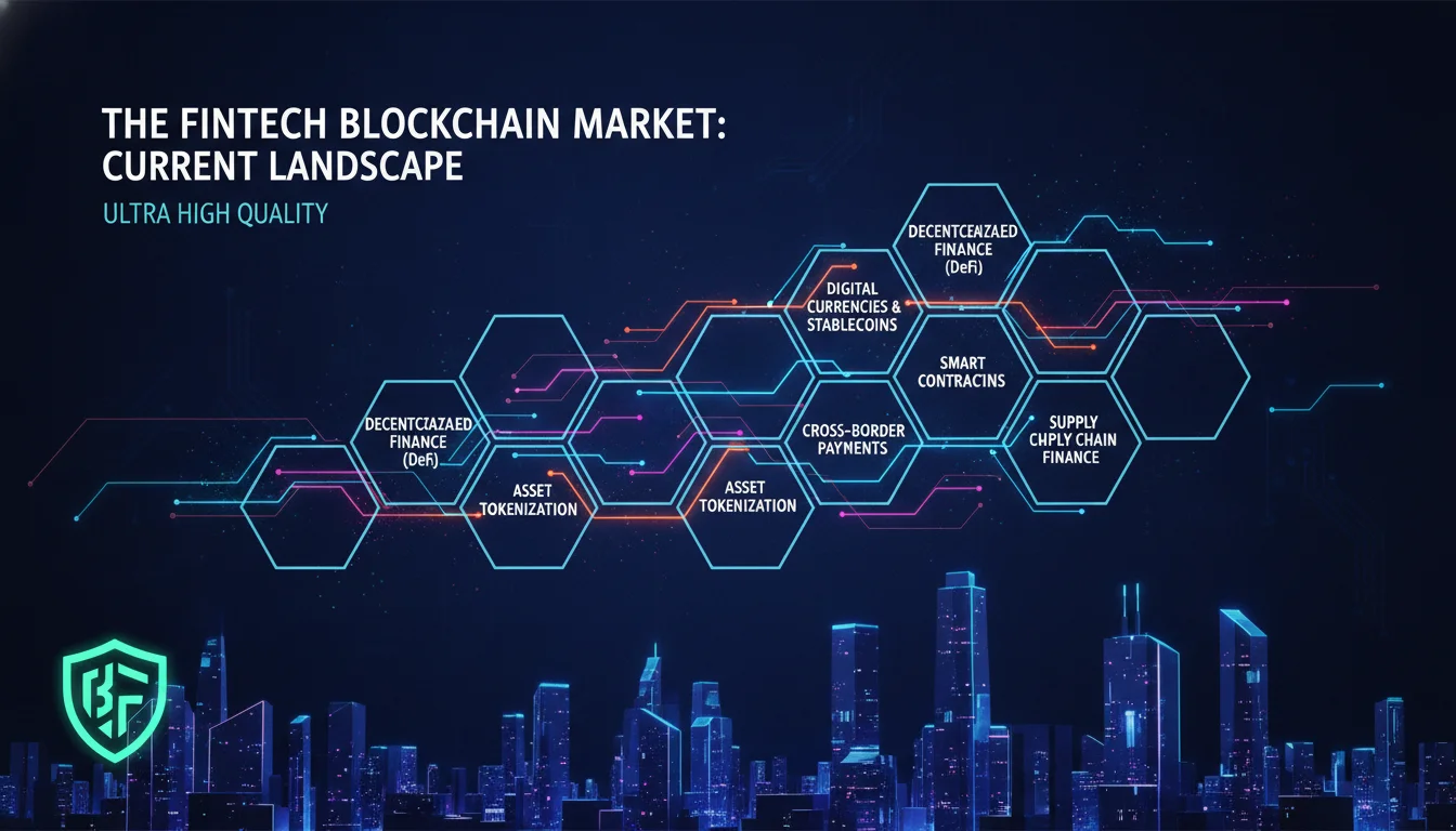 Concept illustration for The Fintech Blockchain Market: Current Landscape