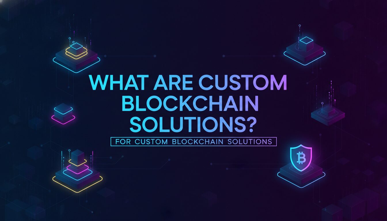 Illustration of What Are Custom Blockchain Solutions?