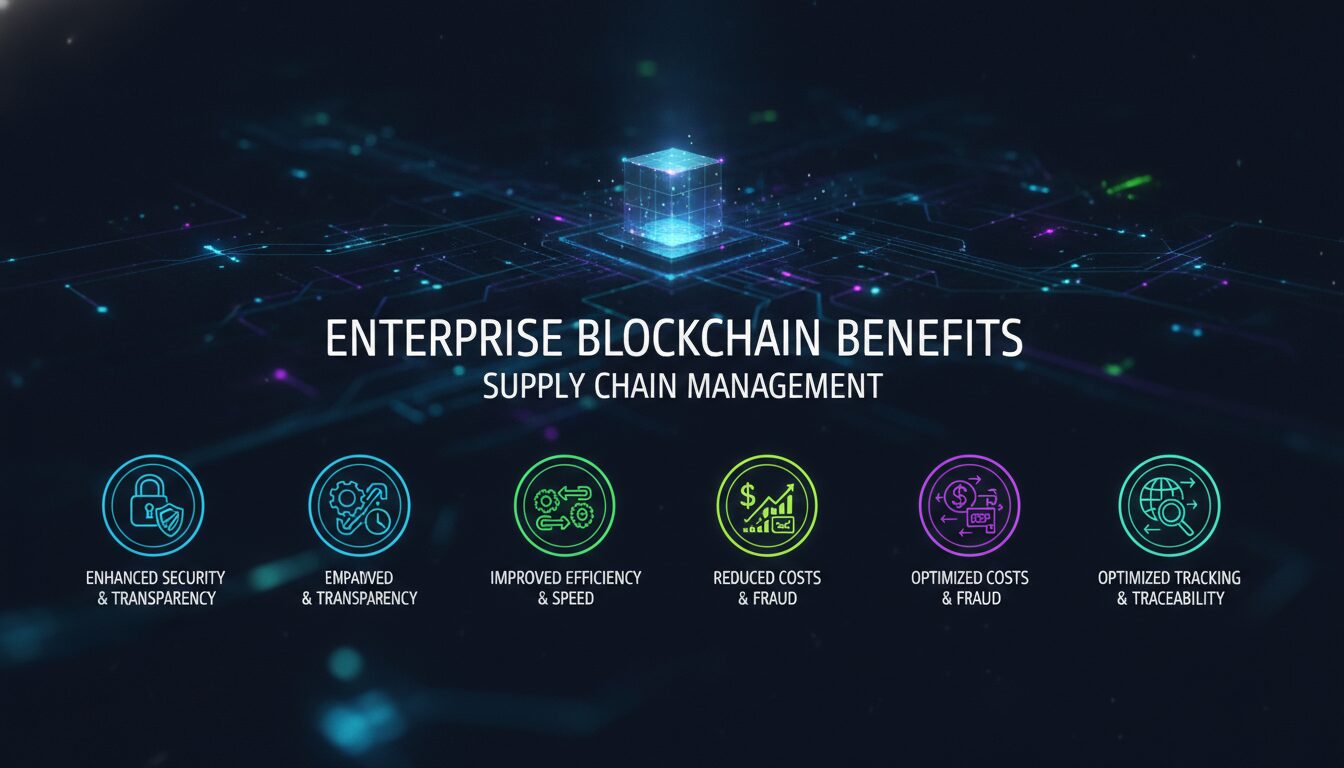 Visual guide to Enterprise Blockchain Benefits for Supply Chain Management