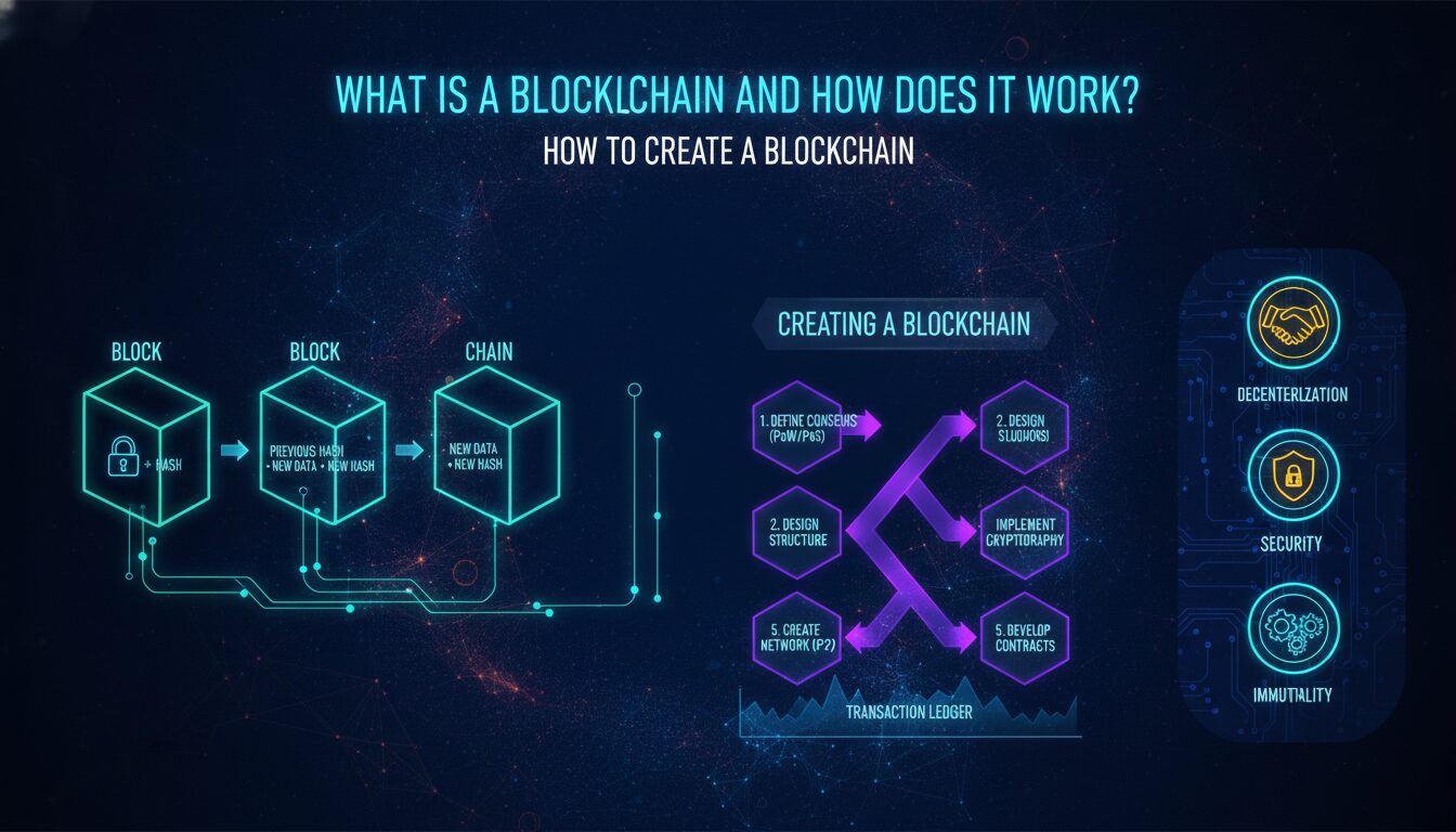 Illustration of What Is a Blockchain and How Does It Work?