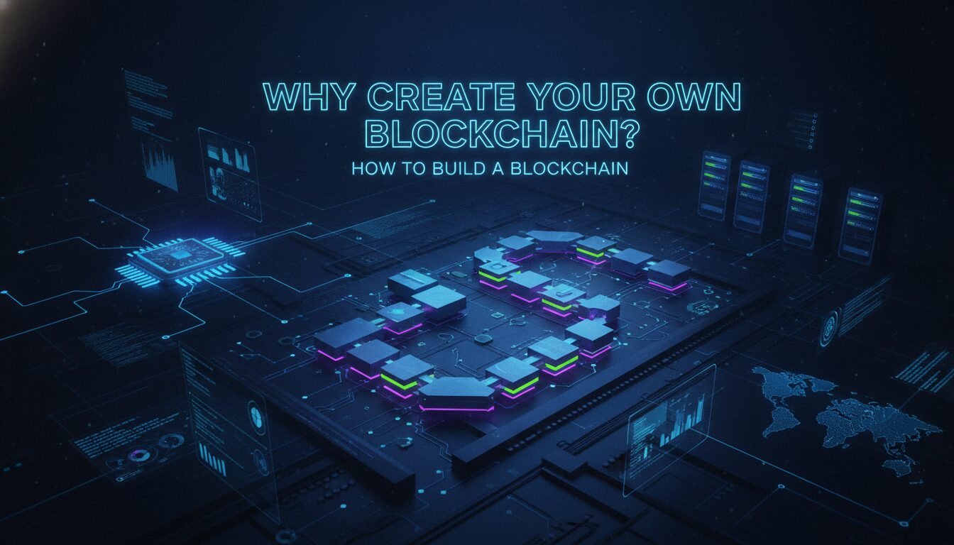 Why Create Your Own Blockchain? — illustrated overview
