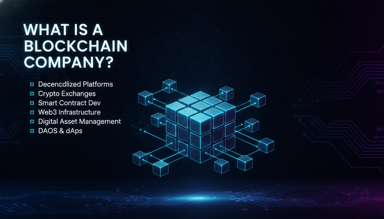 Illustration of What Is a Blockchain Company?