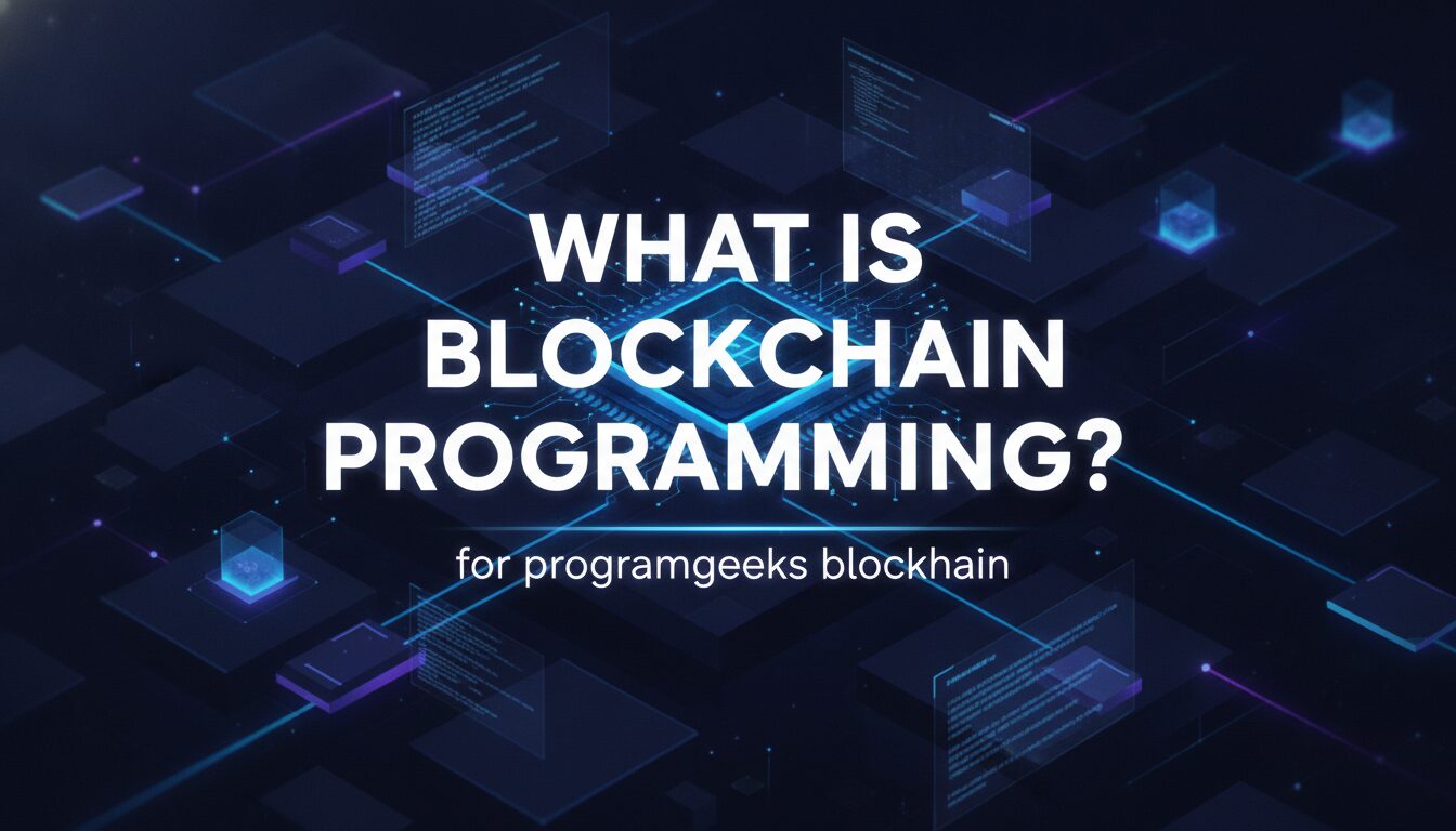 Illustration of What Is Blockchain Programming?