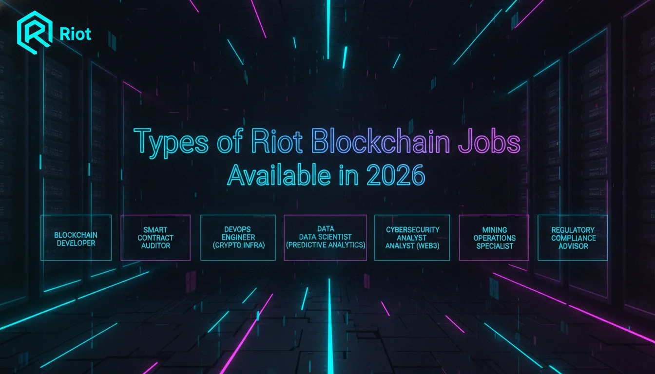 Types of Riot Blockchain Jobs Available in 2026 — illustrated overview