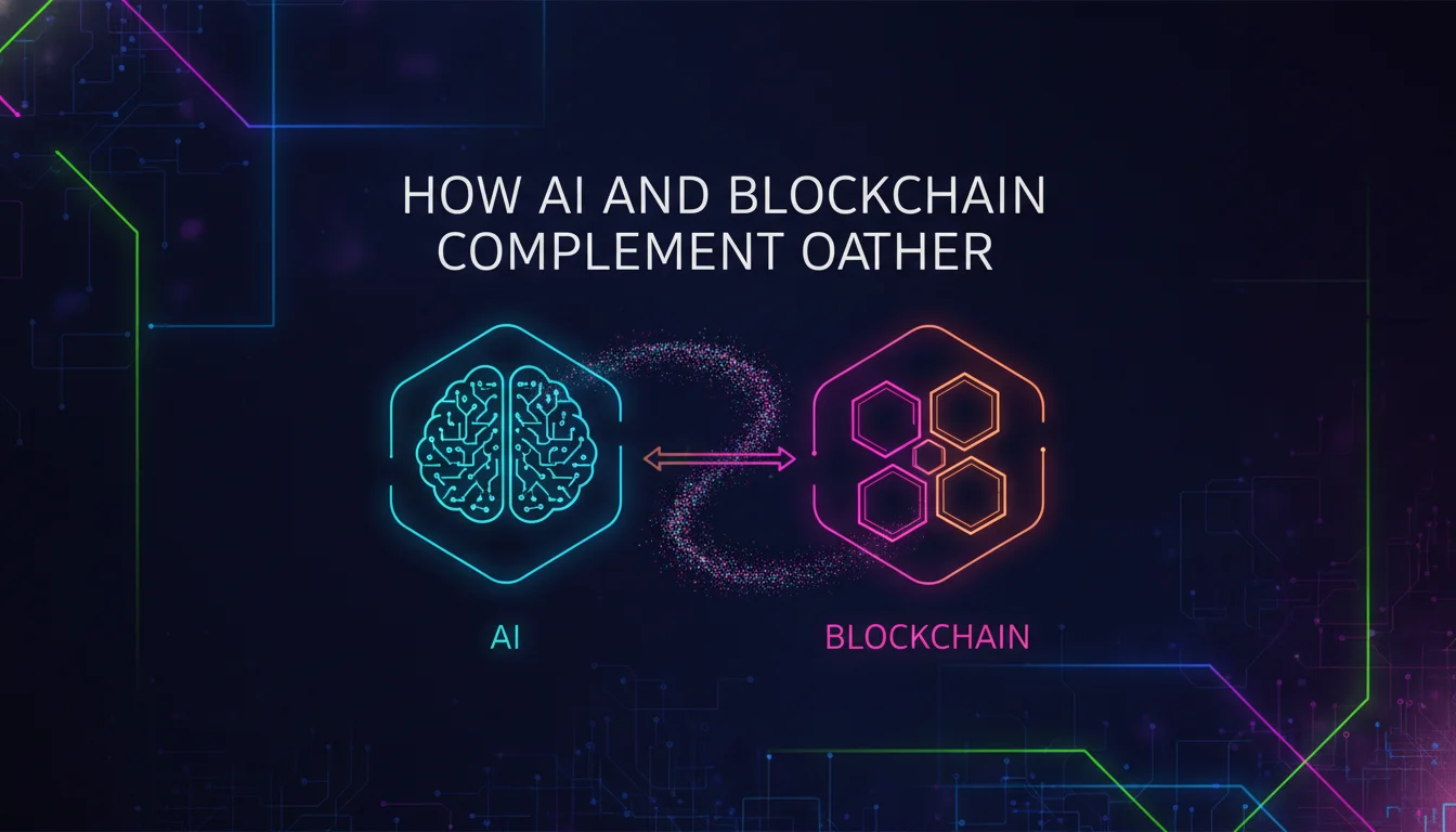 How AI and Blockchain Complement Each Other — illustrated overview