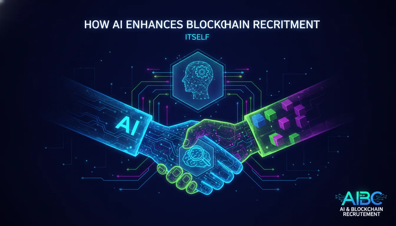 Visual guide to How AI Enhances Blockchain Recruitment Itself
