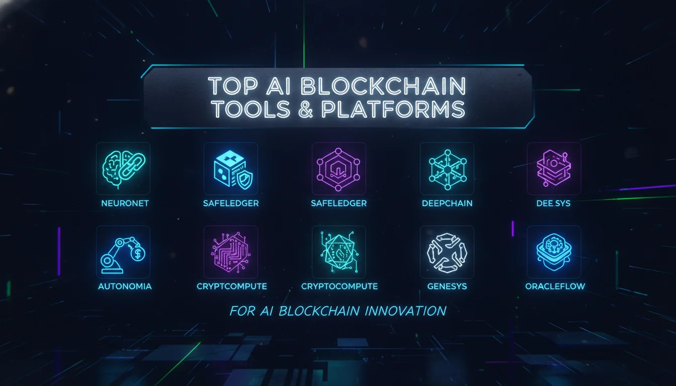 Concept illustration for Top AI Blockchain Tools and Platforms