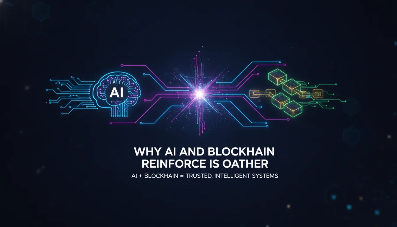 Why AI and Blockchain Reinforce Each Other — illustrated overview