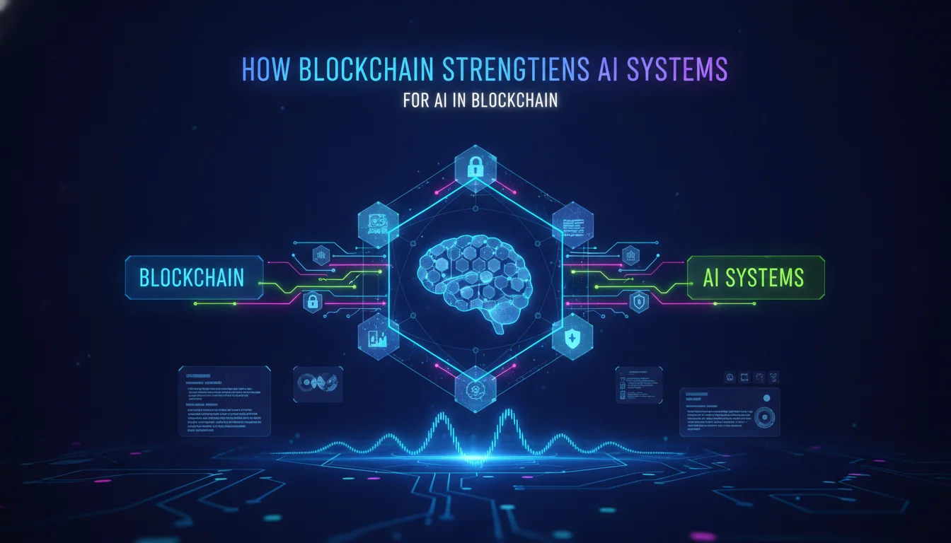 Visual guide to How Blockchain Strengthens AI Systems