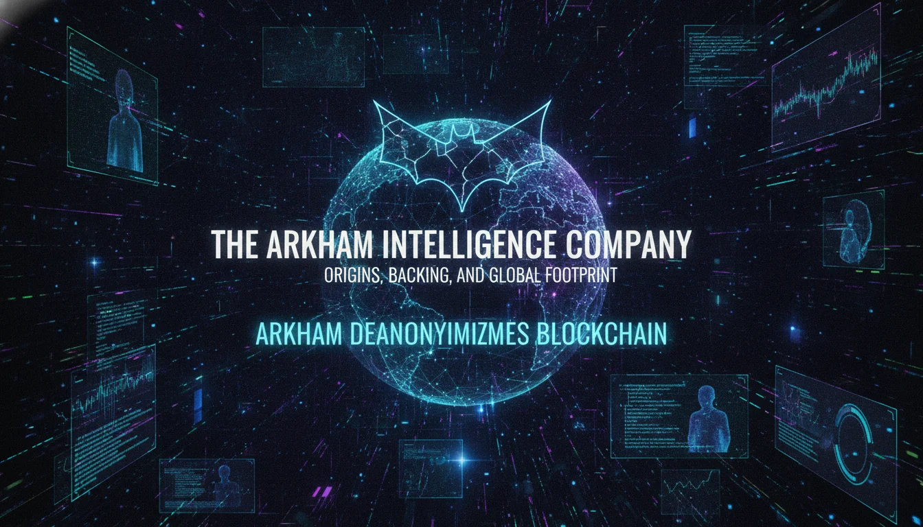 The Arkham Intelligence Company: Origins, Backing, and Global Footprint — illustrated overview