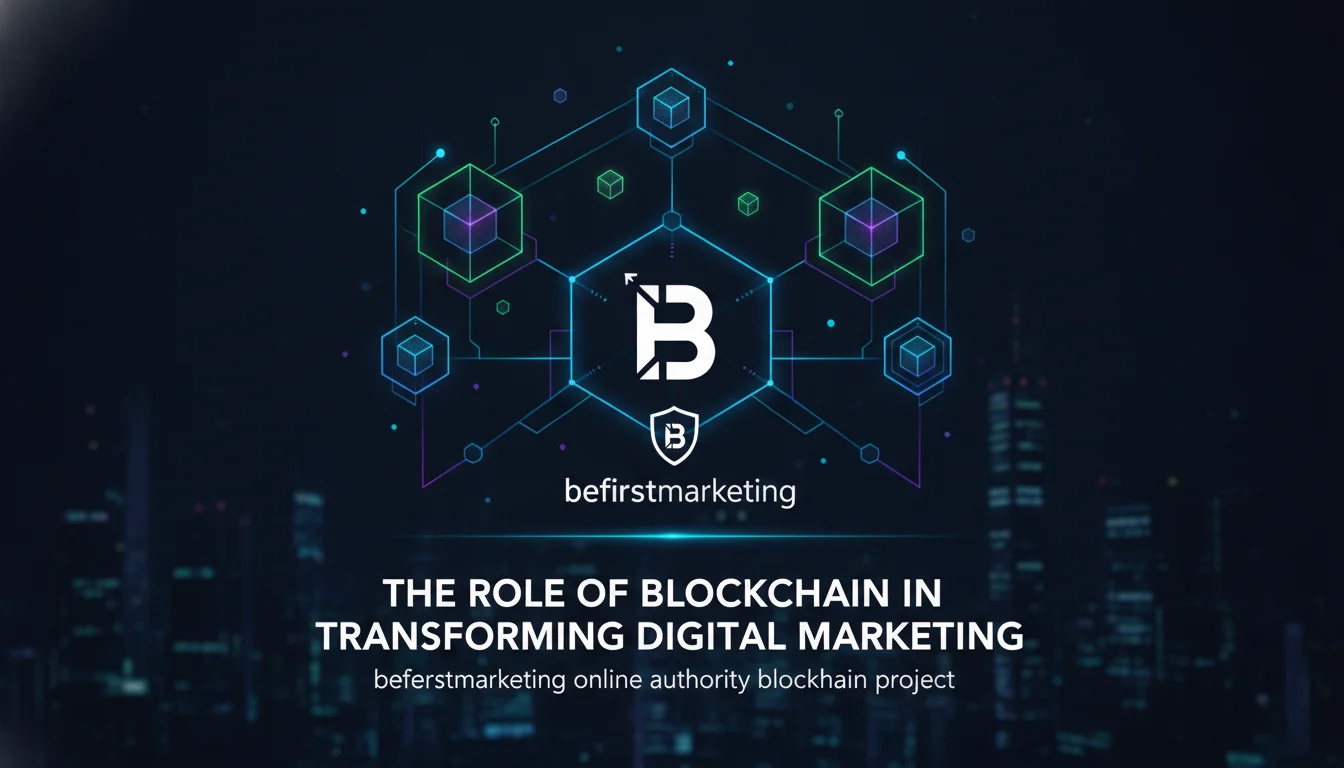The Role of Blockchain in Transforming Digital Marketing — illustrated overview