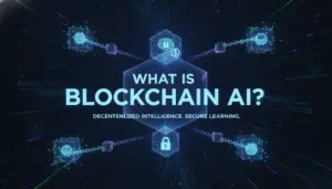 Illustration of What Is Blockchain AI?