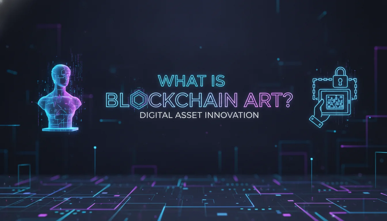 Illustration of What Is Blockchain Art?