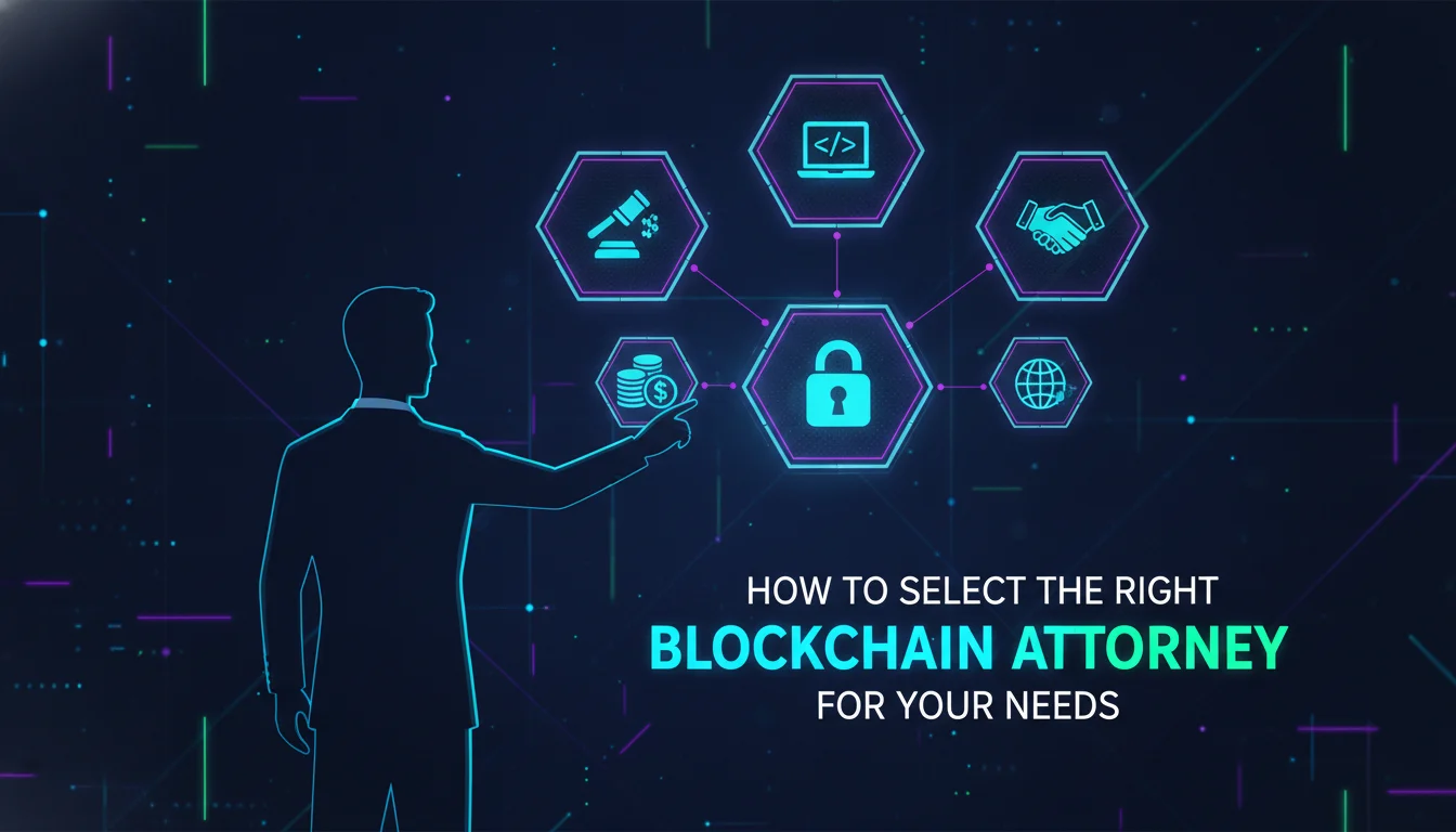 Concept illustration for How to Select the Right Blockchain Attorney for Your Needs